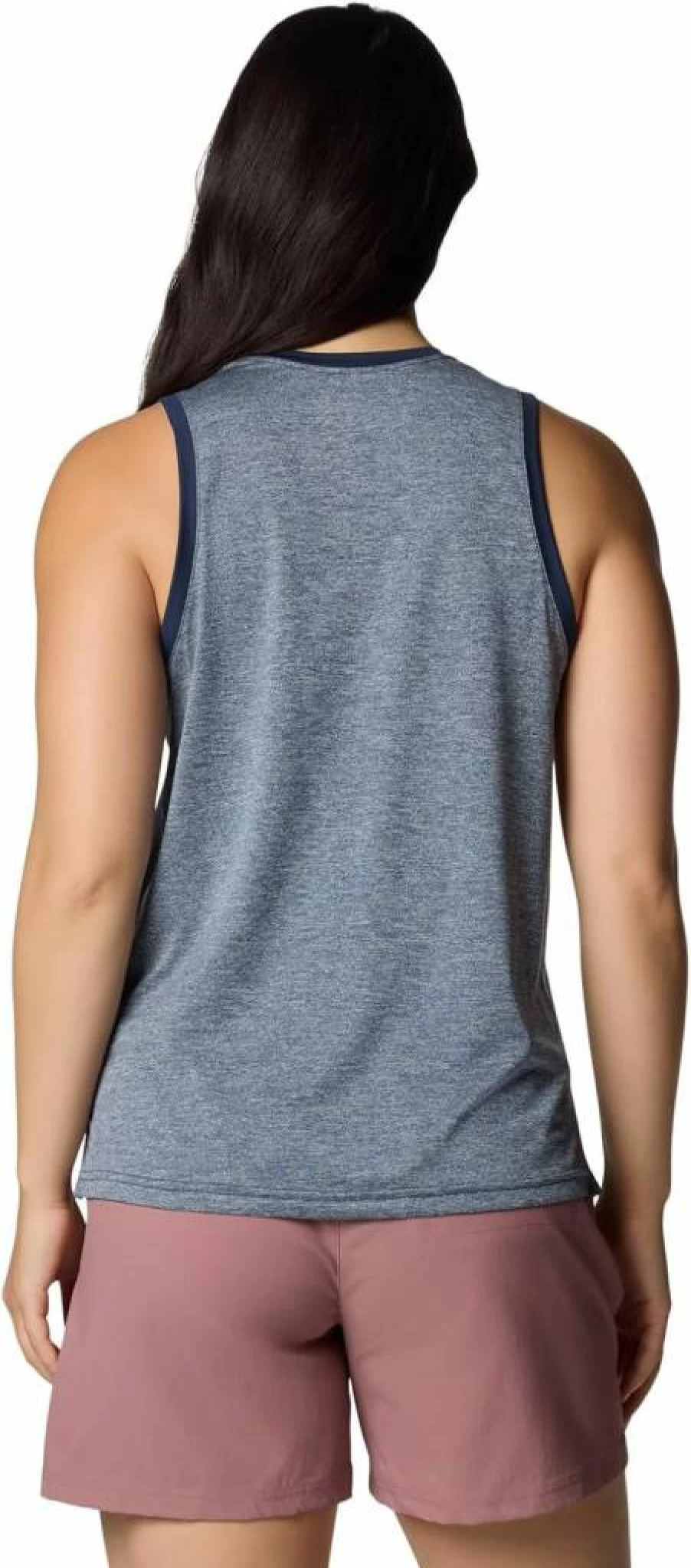 Columbia Women's Blue Vista Hill Tank Top - Lightweight Hiking & Outdoor Activewear
