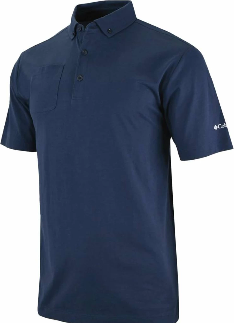 Columbia Men's Walton Point Golf Polo Shirt – Moisture-Wicking & UV Protection Performance Top