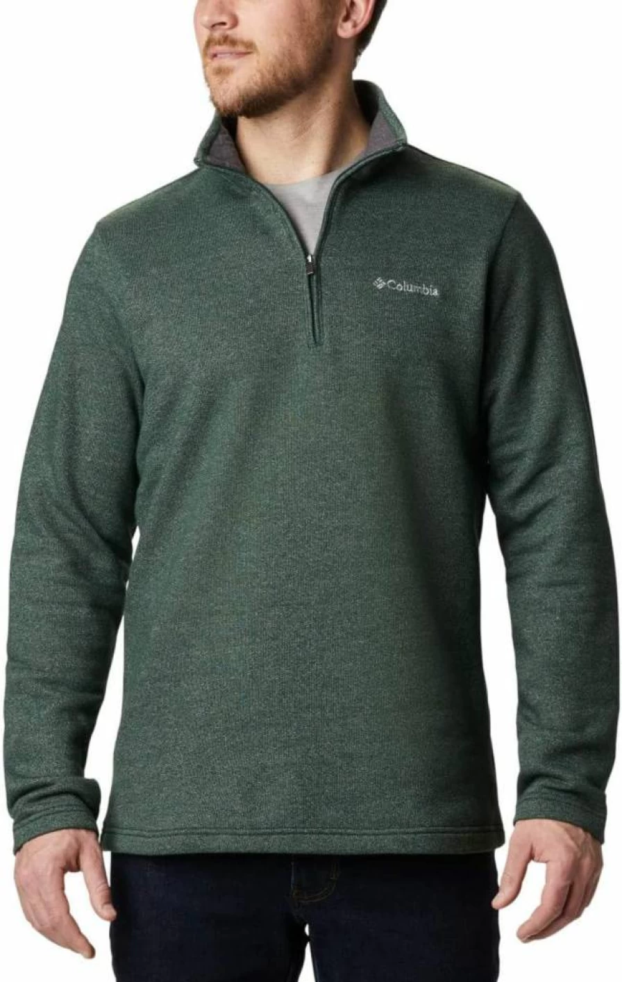 Columbia Men's Great Heart Mountain III Half Zip Fleece Jacket - Lightweight Outdoor Pullover for Hiking & Camping