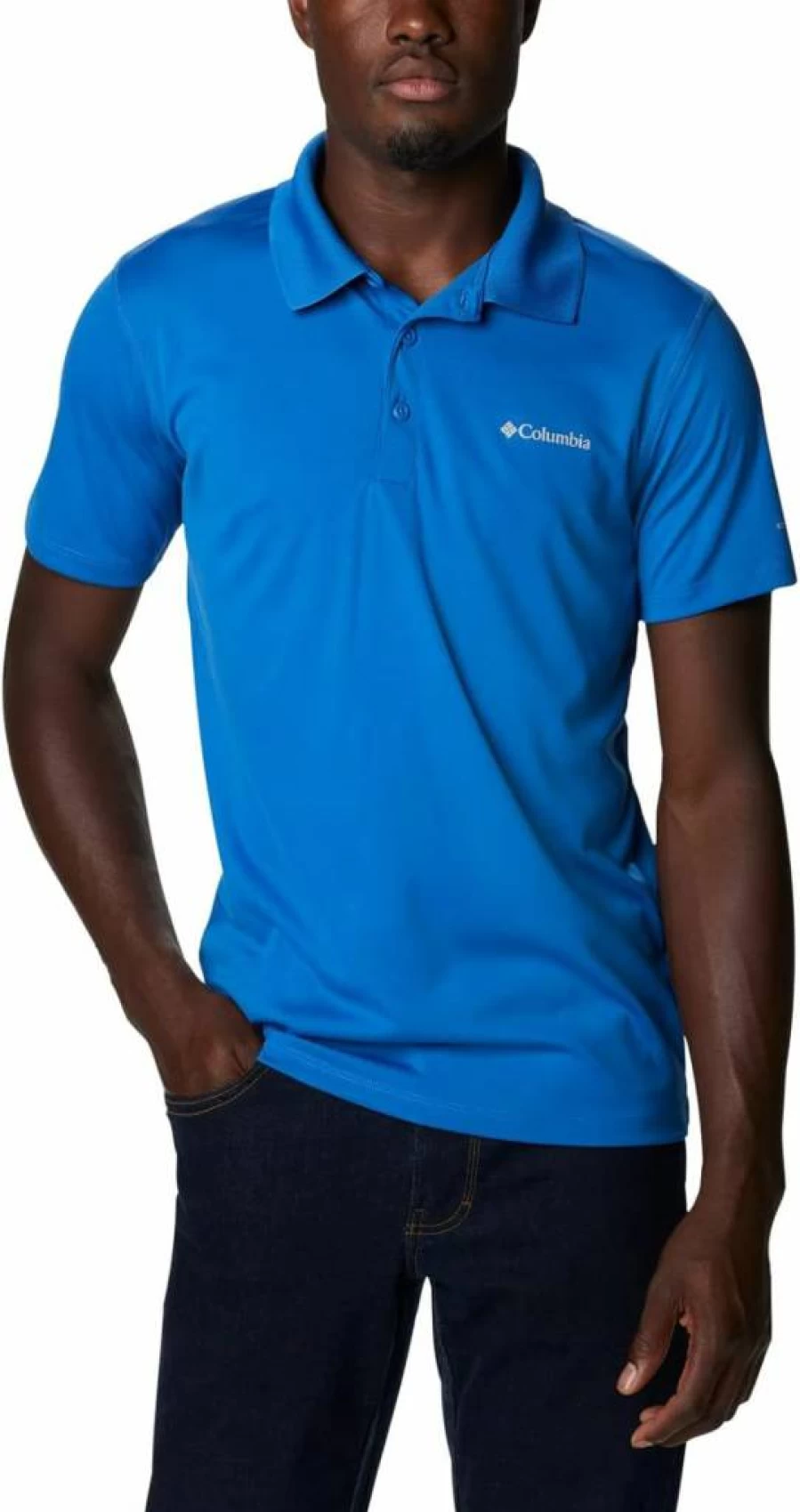 Columbia Men's Zero Rules Polo Shirt - Moisture-Wicking, UV Protection & Breathable Performance Golf Shirt