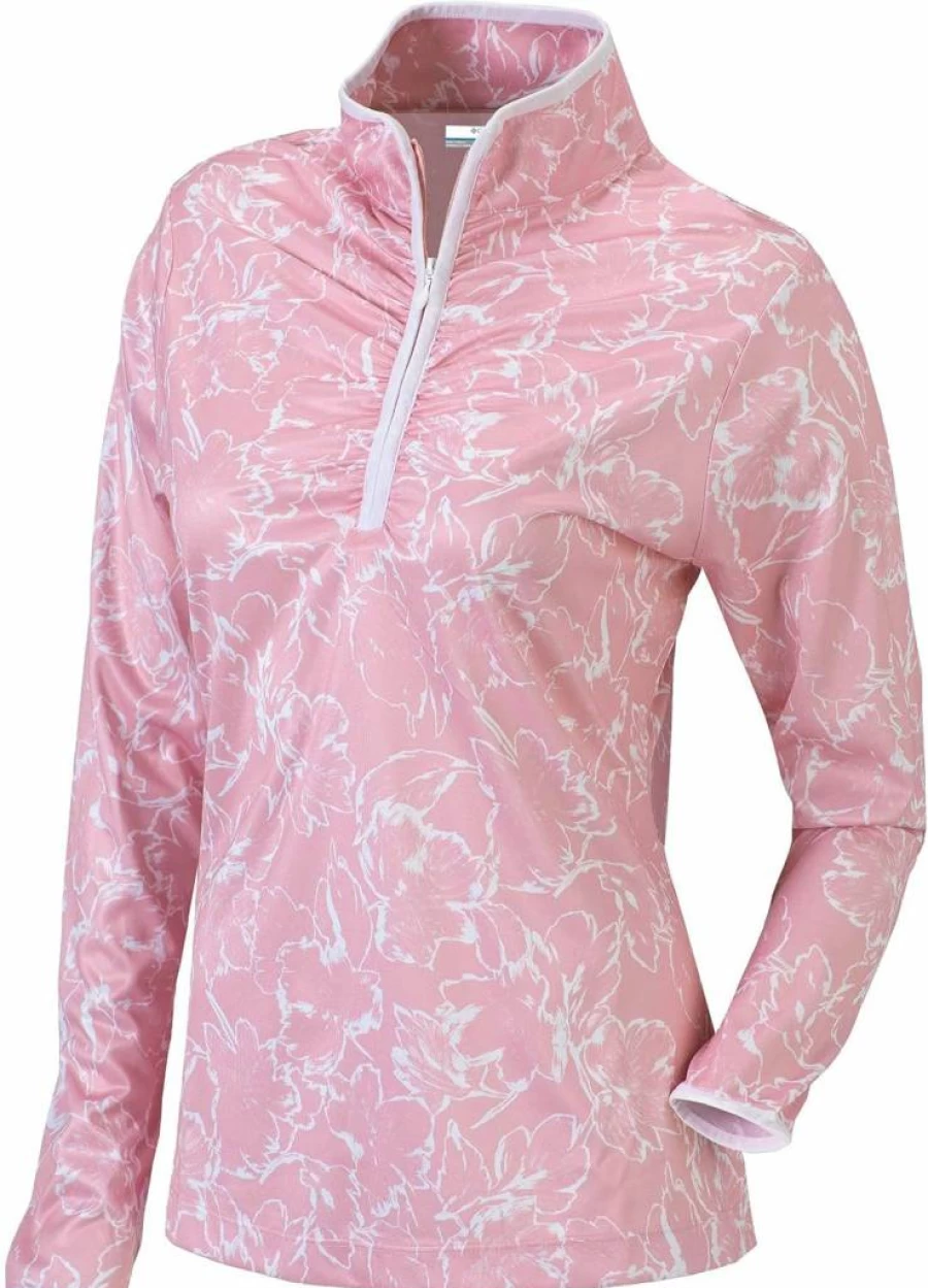 Columbia Women's Omni-Wick Twilight 1/4 Zip Golf Pullover - Moisture-Wicking & Lightweight
