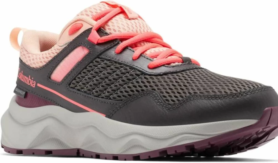 Columbia Women's Plateau Waterproof Hiking Shoes - Lightweight Trail Shoes for Women, Comfortable Outdoor Walking Shoes