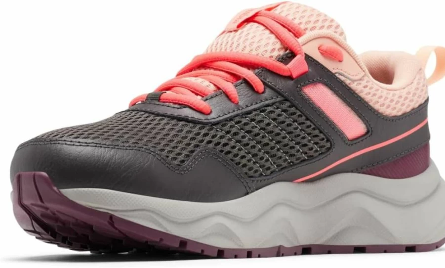 Columbia Women's Plateau Waterproof Hiking Shoes - Lightweight Trail Shoes for Women, Comfortable Outdoor Walking Shoes