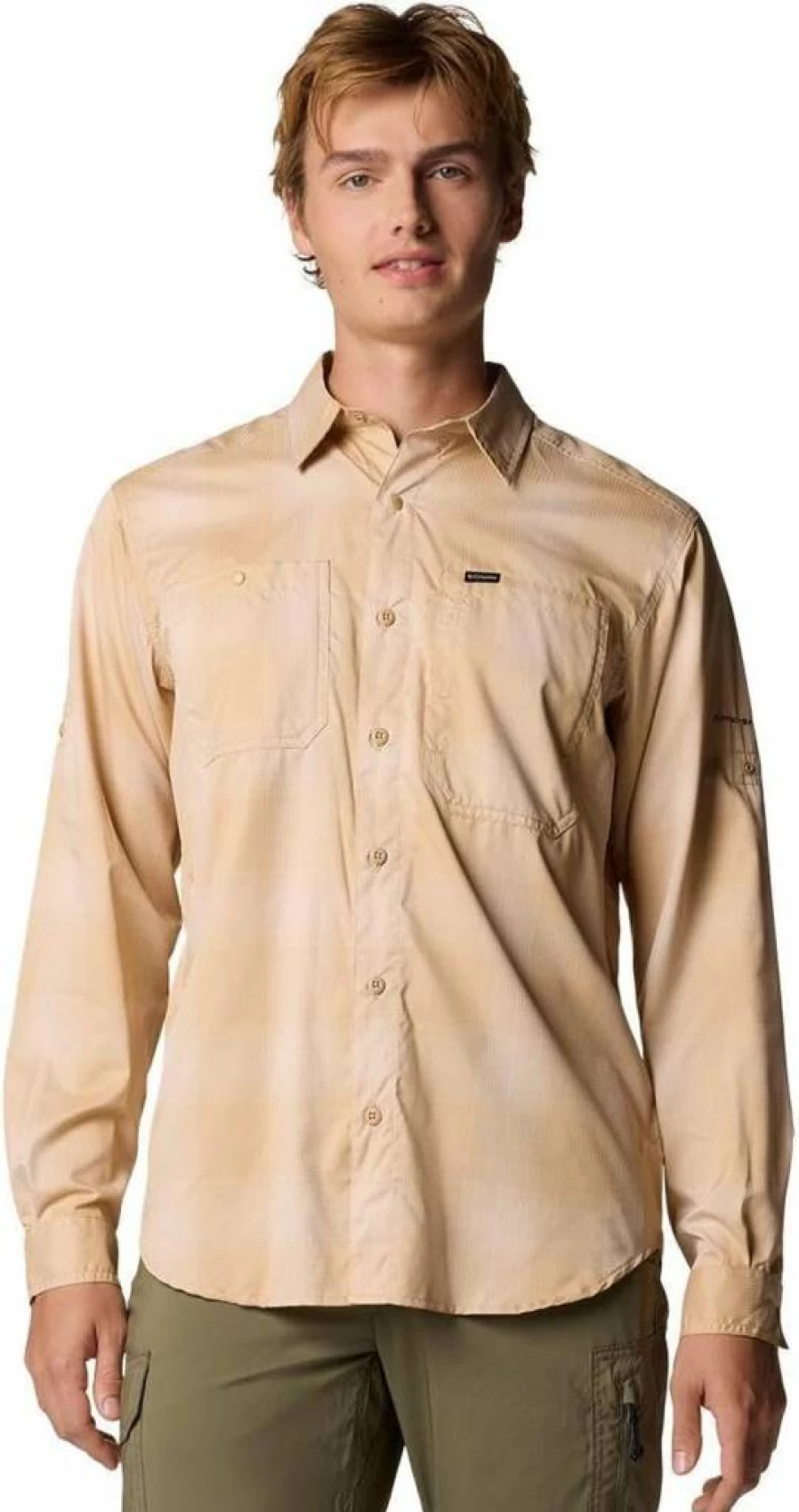 Columbia Men's Silver Ridge Utility Lite Plaid Long Sleeve Shirt - Lightweight Hiking & Outdoor Performance Top