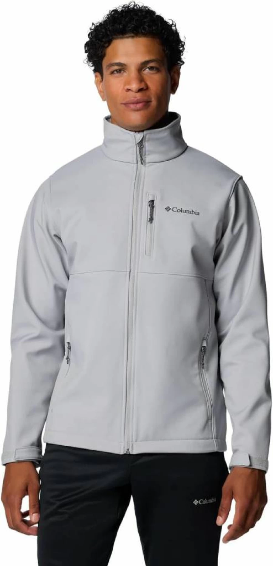 Columbia Men's Ascender Softshell Jacket - Lightweight Water-Resistant Outdoor Windbreaker for Hiking & Camping