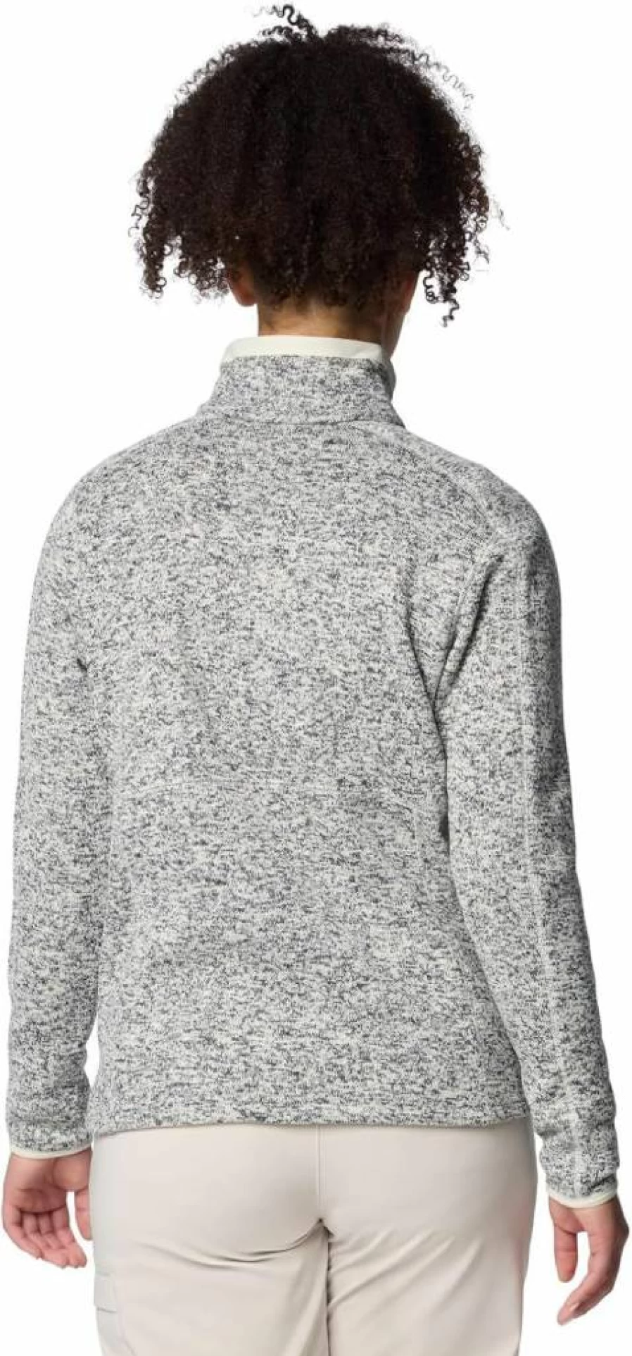 Columbia Women's Full Zip Fleece Jacket - Sweater Weather II, Light Heather Grey, Large Size, Warm Outdoor Pullover