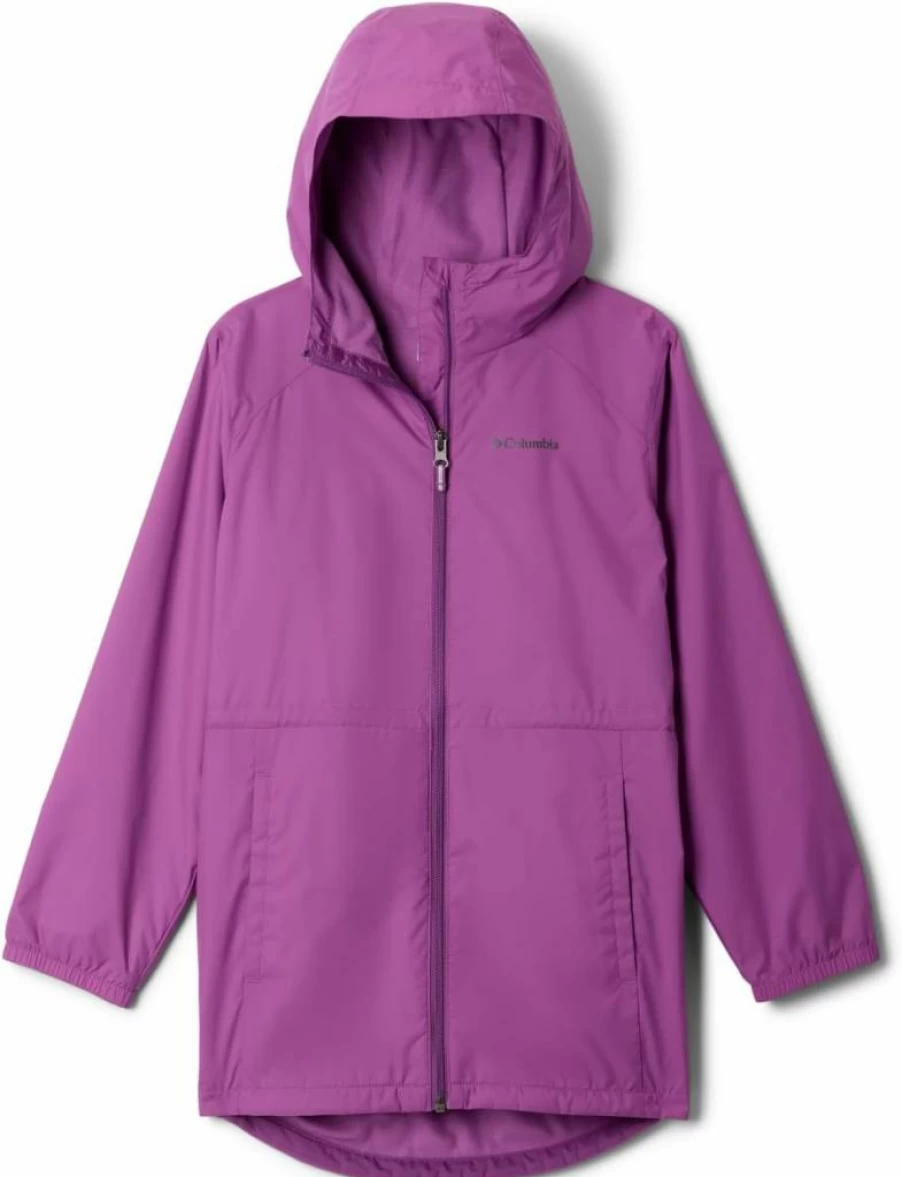 Columbia Girls' Switchback Lined Water-Resistant Long Jacket for Cold Weather