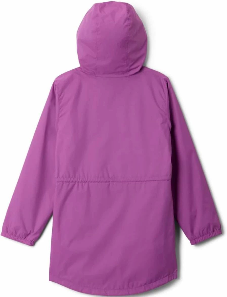 Columbia Girls' Switchback Lined Water-Resistant Long Jacket for Cold Weather