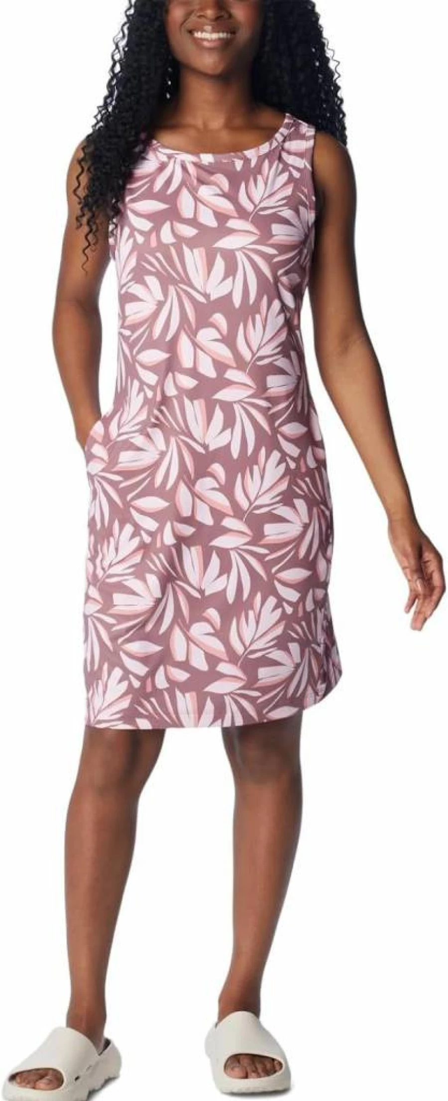 Columbia Women's Chill River Printed Dress - Lightweight Summer Casual Flowy Outfit