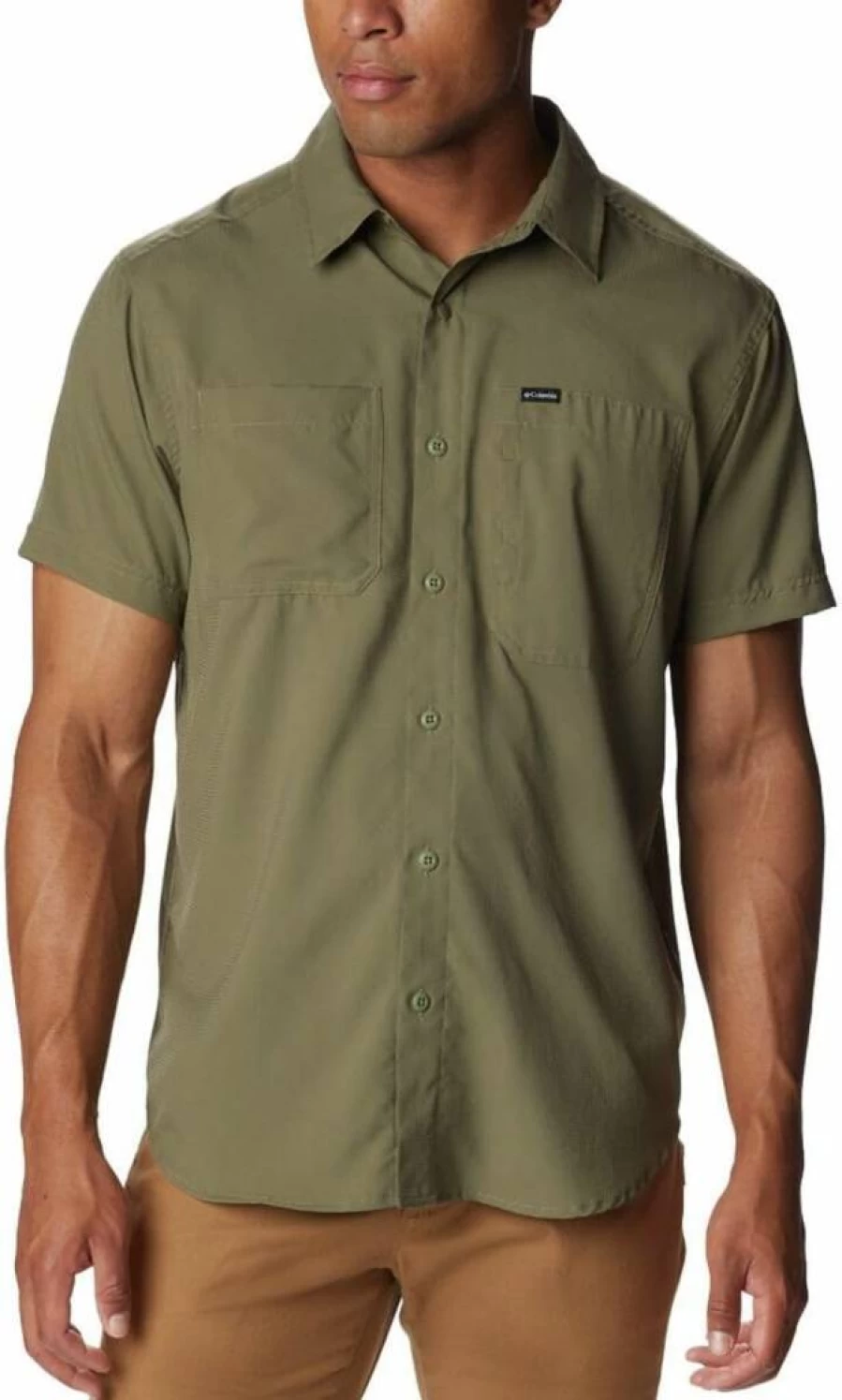 Columbia Men's Silver Ridge Utility Lite Short Sleeve Shirt - Lightweight Quick-Dry Hiking Top