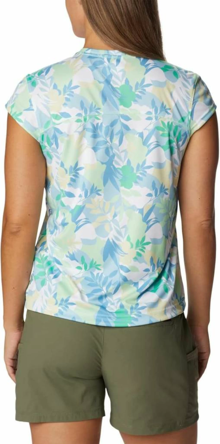 Columbia Women's Summerdry Short Sleeve Printed T-Shirt - Moisture-Wicking & Breathable Active Tee