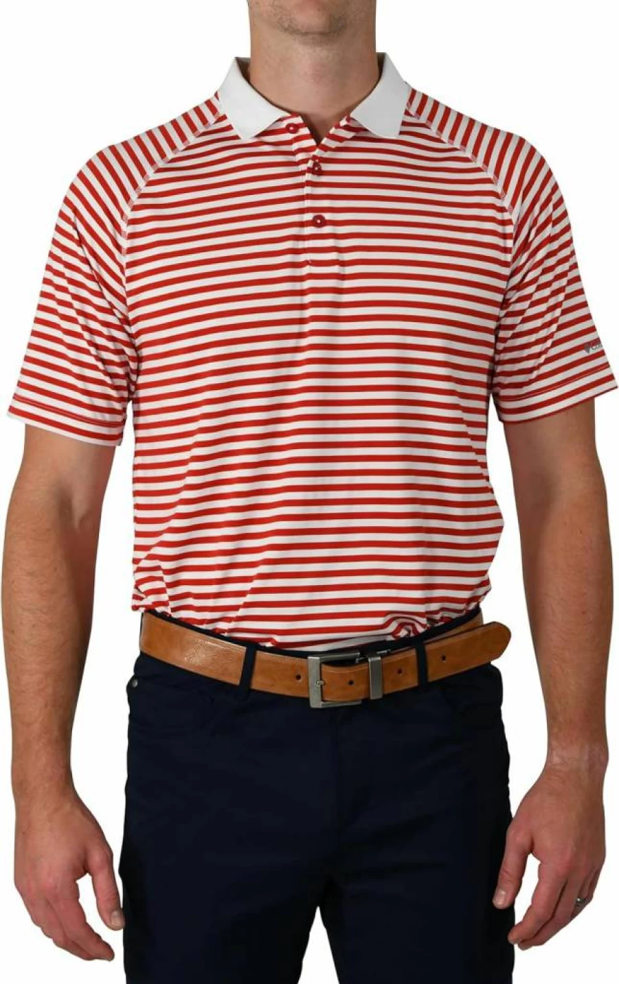Columbia Men's Omni-Wick Stretch Golf Polo Shirt - Moisture-Wicking, Breathable, Large, Cool Grey