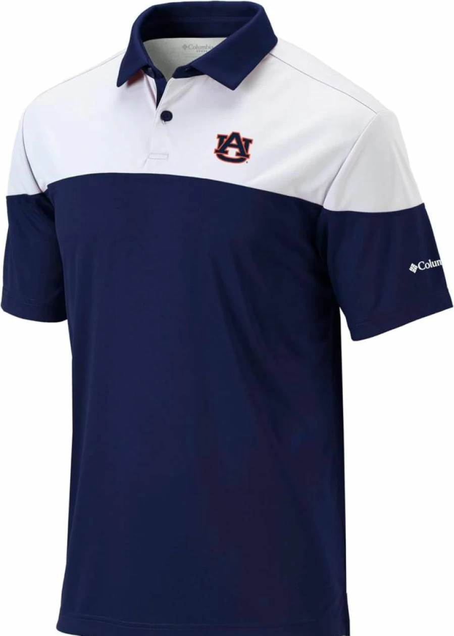 Columbia Men's Auburn University Golf Polo - Best Ball Performance Shirt