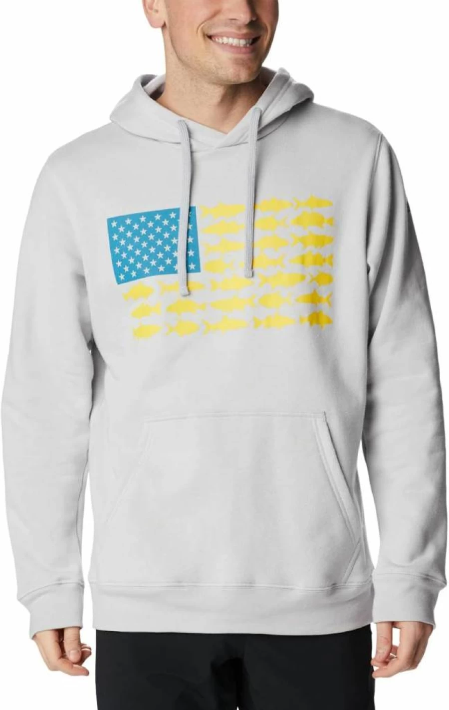 Columbia Men's PFG Fishing Hoodie - UV Protection & Comfortable Sun Hoodie for Outdoor Activities
