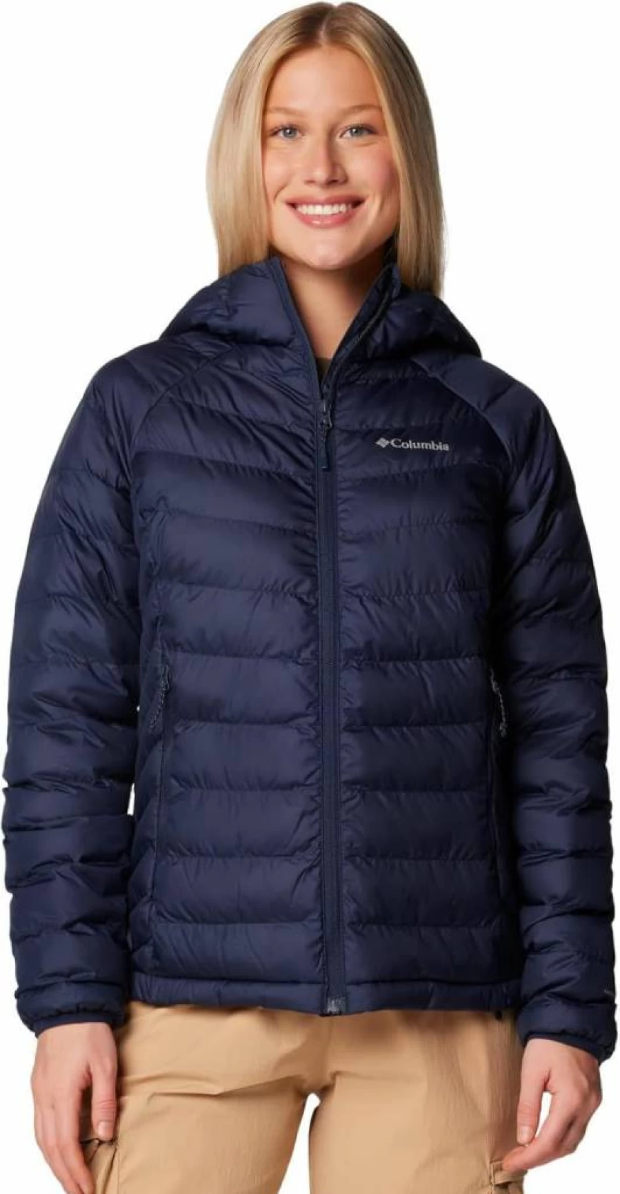 Columbia Women's Powder Lite II Hooded Jacket - Lightweight Waterproof Winter Coat for Skiing & Outdoor Activities