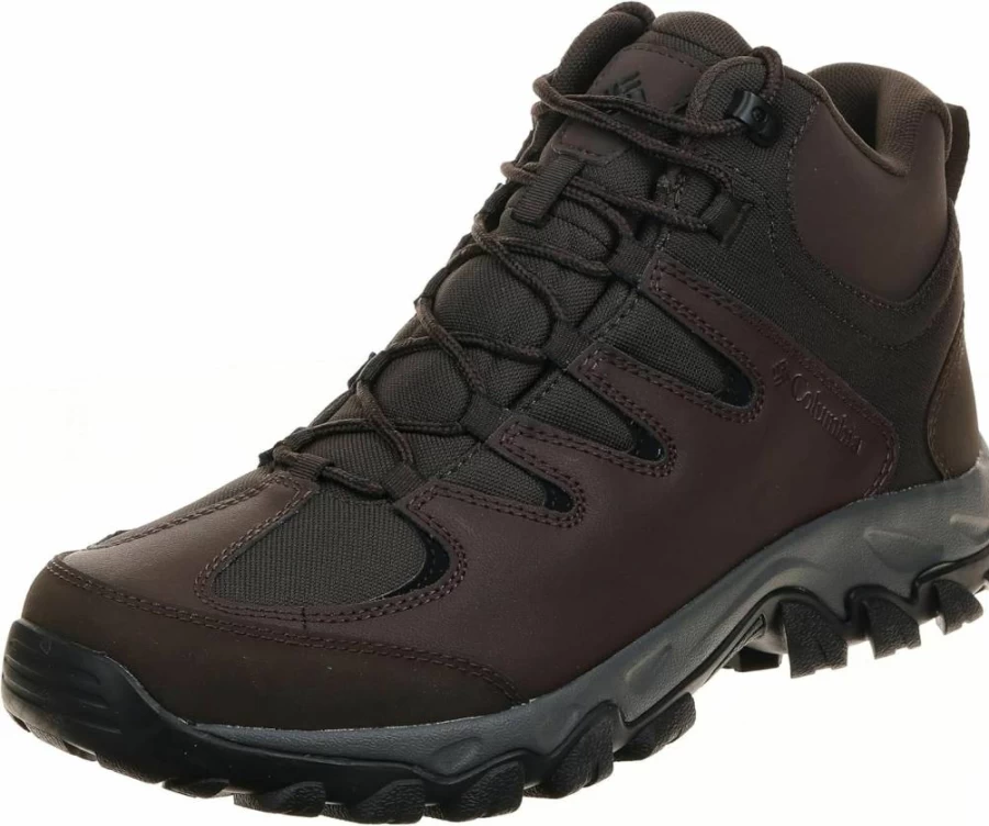 Columbia Men's Buxton Peak Mid II Waterproof Hiking Boots - Lightweight Trail Shoes for Outdoor Adventures