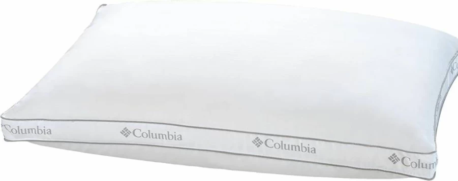 Columbia Ultimate Down Alternative Queen Size Pillow - Omni-Wick Moisture Wicking Technology, Breathable Support for Side Sleepers, Neck & Shoulder Relief, White Standard/Queen (Pack of 1)