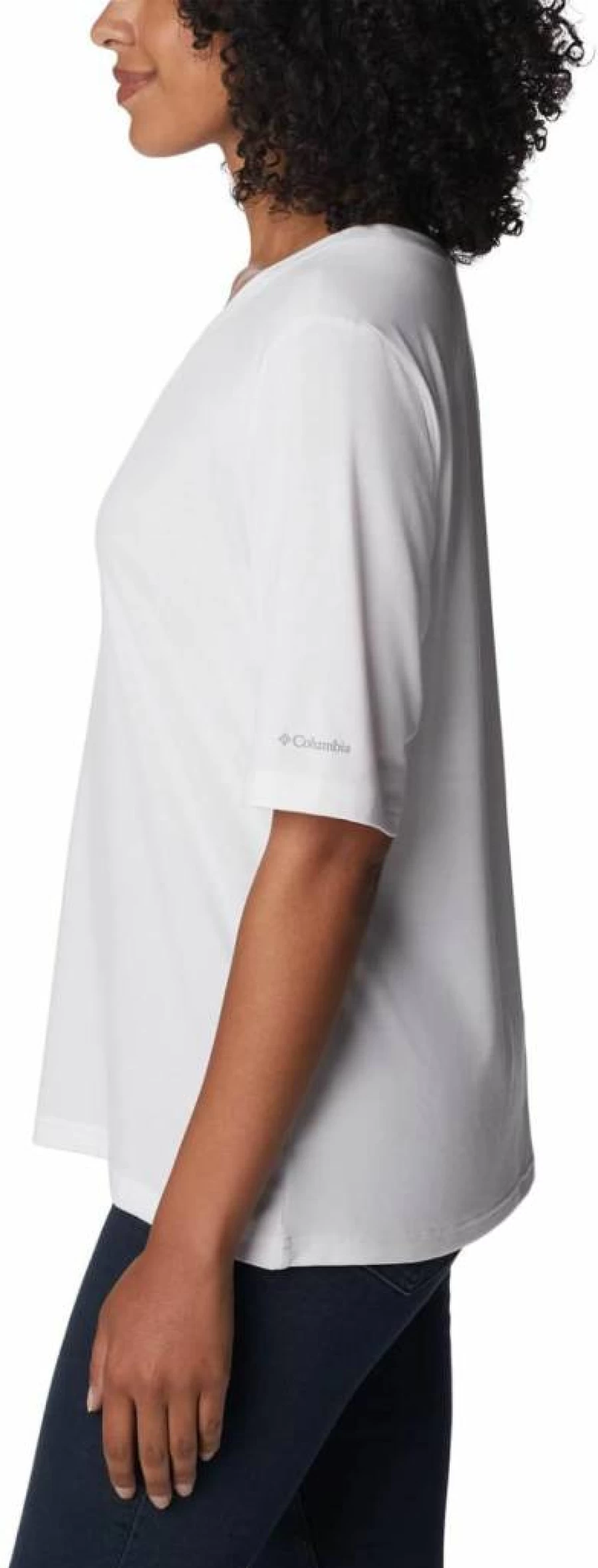 Columbia Women's Anytime Short Sleeve Knit T-Shirt - Lightweight Casual Comfort Top
