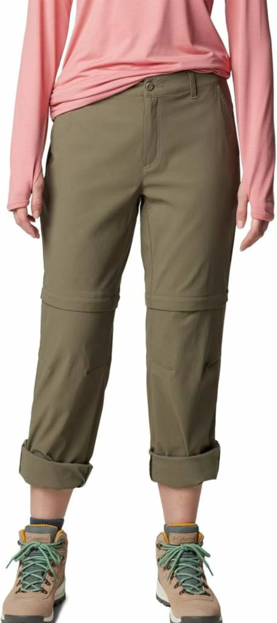 Columbia Women's Leslie Falls Convertible Hiking Pants - Lightweight Quick-Dry Outdoor Adventure Trousers