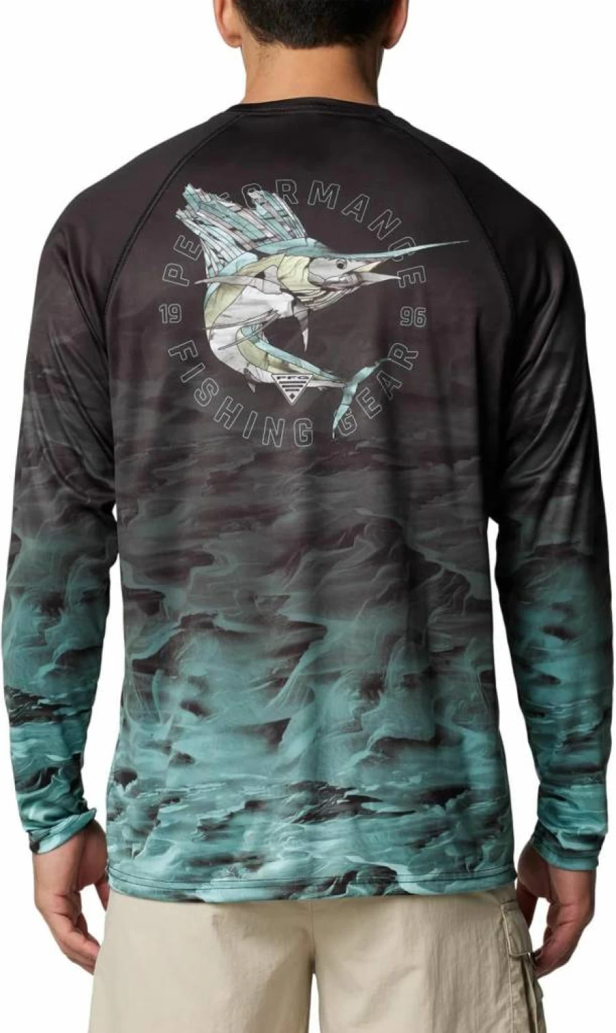 Columbia Men's PFG Super Terminal Tackle Fish Flow Long Sleeve Shirt - UPF Sun Protection Fishing Shirt