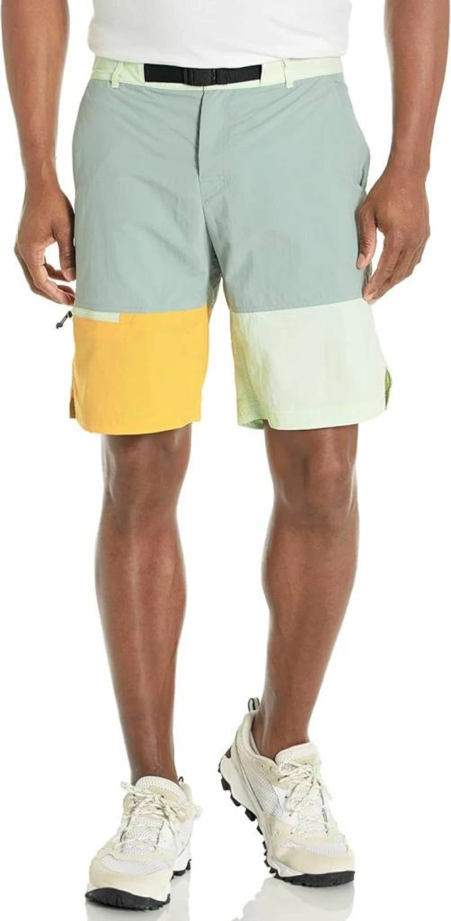 Columbia Men's SummerDry Moisture-Wicking Belted Shorts with UPF Sun Protection - Lightweight Quick-Dry Hiking & Outdoor Shorts