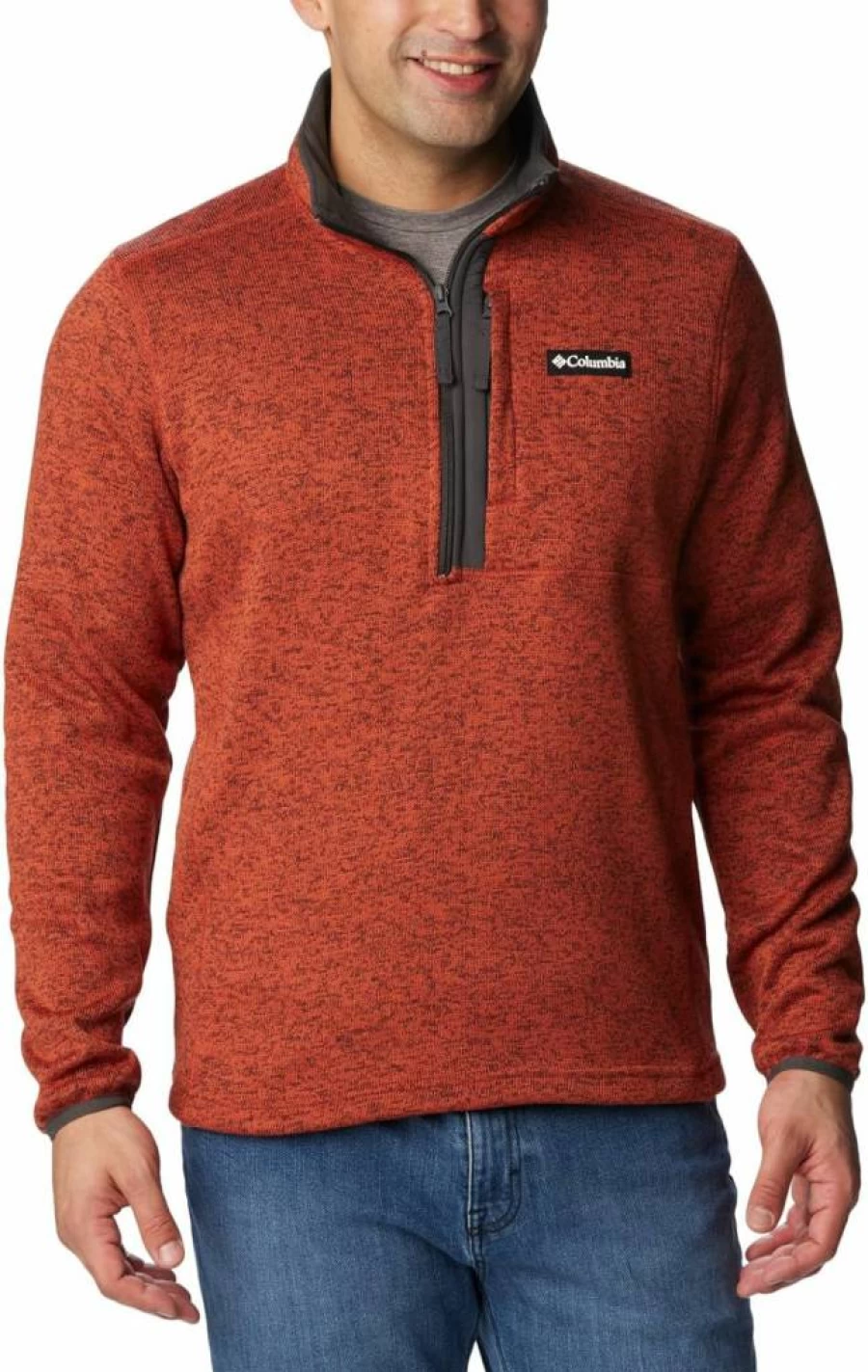 Columbia Men's Half-Zip Sweater for All-Weather Comfort