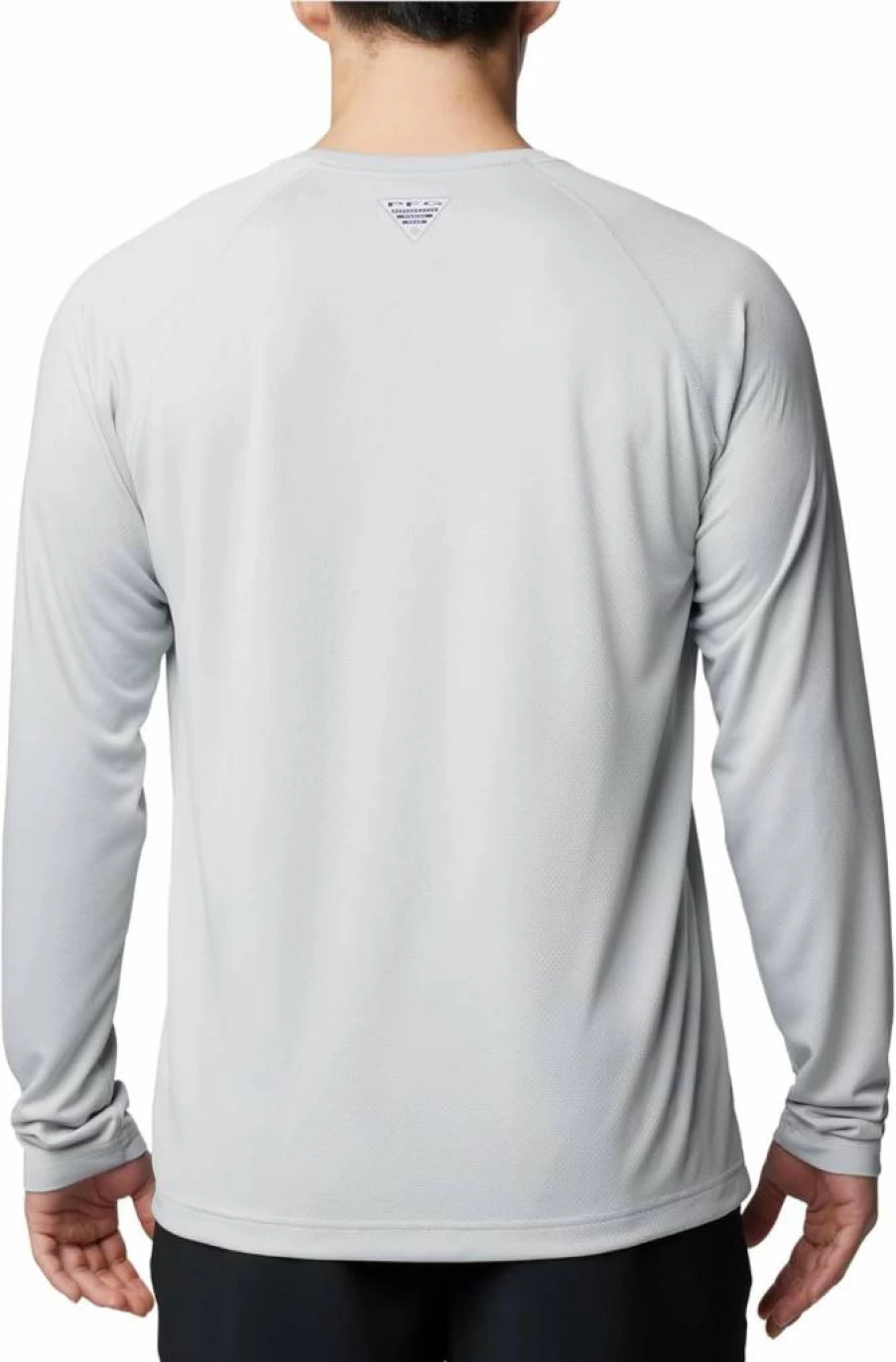 Columbia Men's PFG Solar Stream Long Sleeve Fishing Shirt - UPF Sun Protection, Quick-Dry Performance