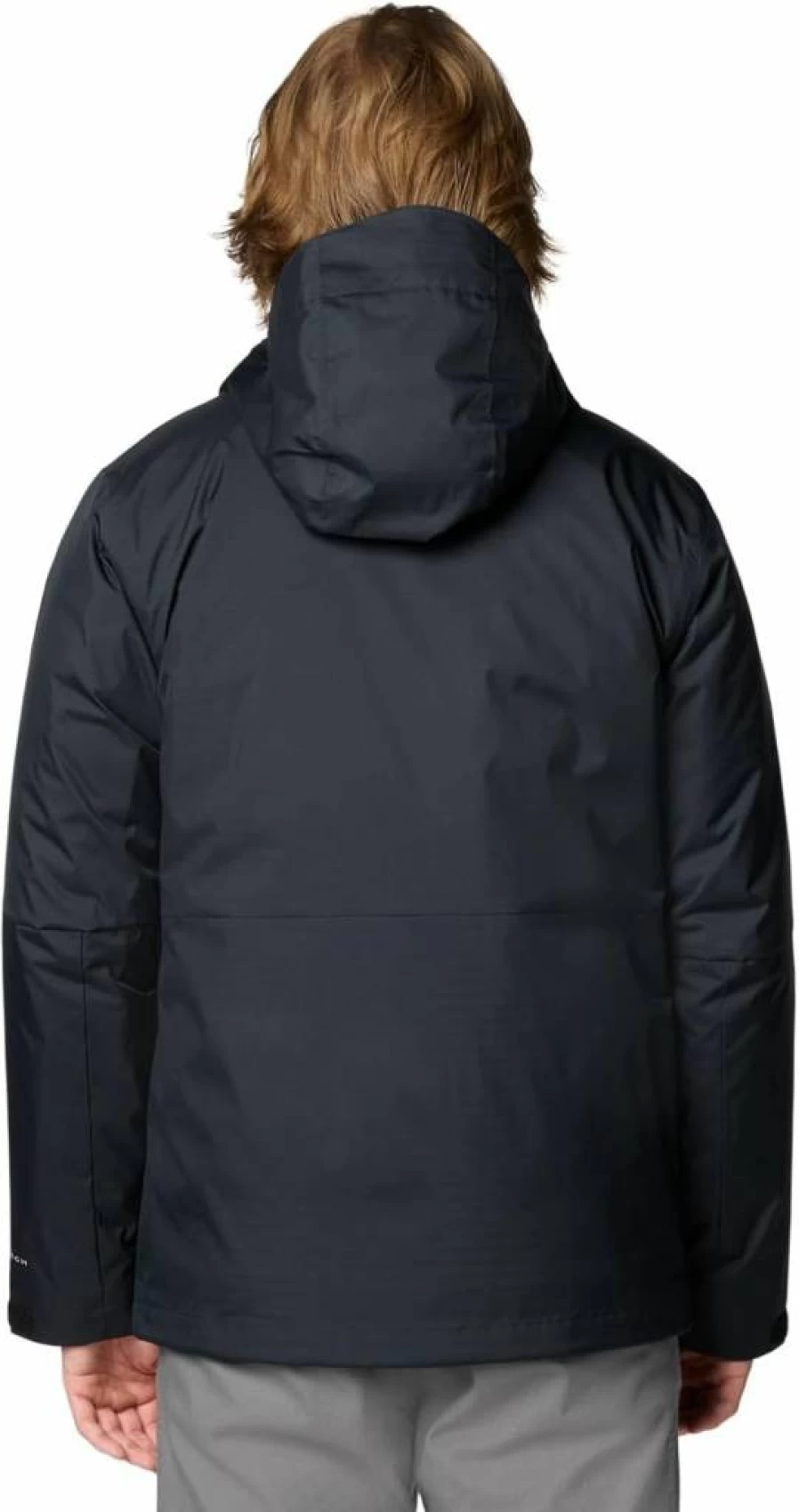 Columbia Men's Point Park Interchange Jacket - Waterproof 3-in-1 Ski Jacket, Medium, Black