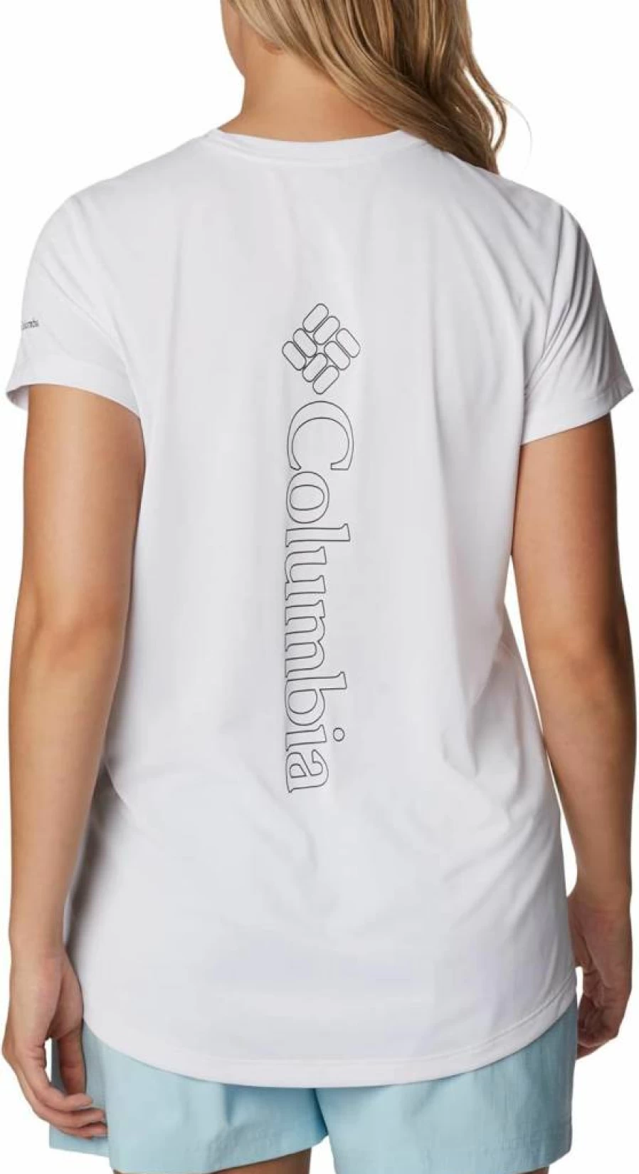 Columbia Women's Hiking Short Sleeve T-Shirt - Moisture-Wicking Graphic Tee for Outdoor Adventures