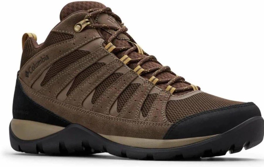 Columbia Men's Redmond V2 Mid Waterproof Hiking Boots - Lightweight Trail Shoes for Outdoor Trekking & Backpacking