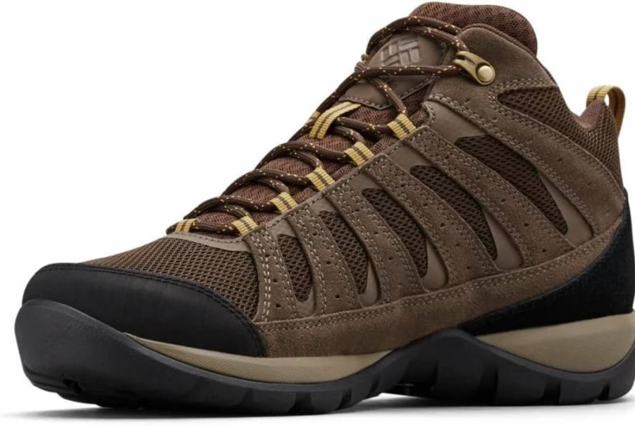 Columbia Men's Redmond V2 Mid Waterproof Hiking Boots - Lightweight Trail Shoes for Outdoor Trekking & Backpacking