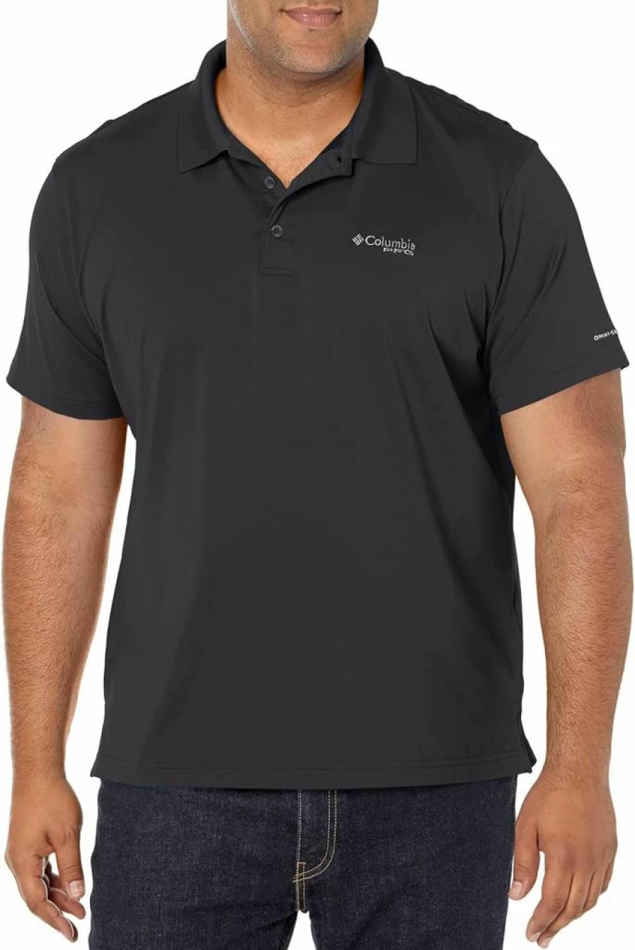 Columbia Men's Skiff Cast Short Sleeve Polo Shirt - Moisture-Wicking & UV Protection Golf & Casual Wear