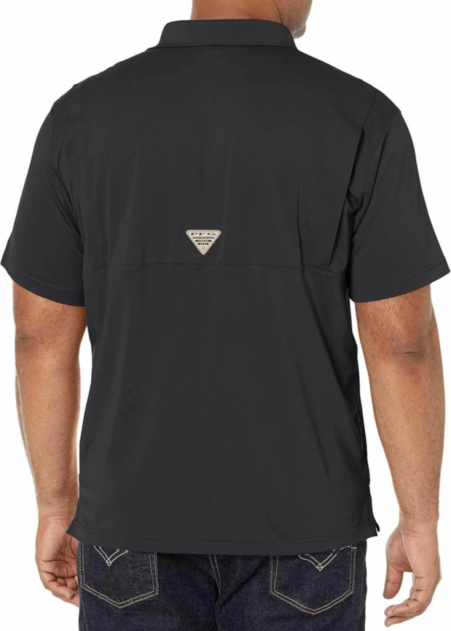 Columbia Men's Skiff Cast Short Sleeve Polo Shirt - Moisture-Wicking & UV Protection Golf & Casual Wear