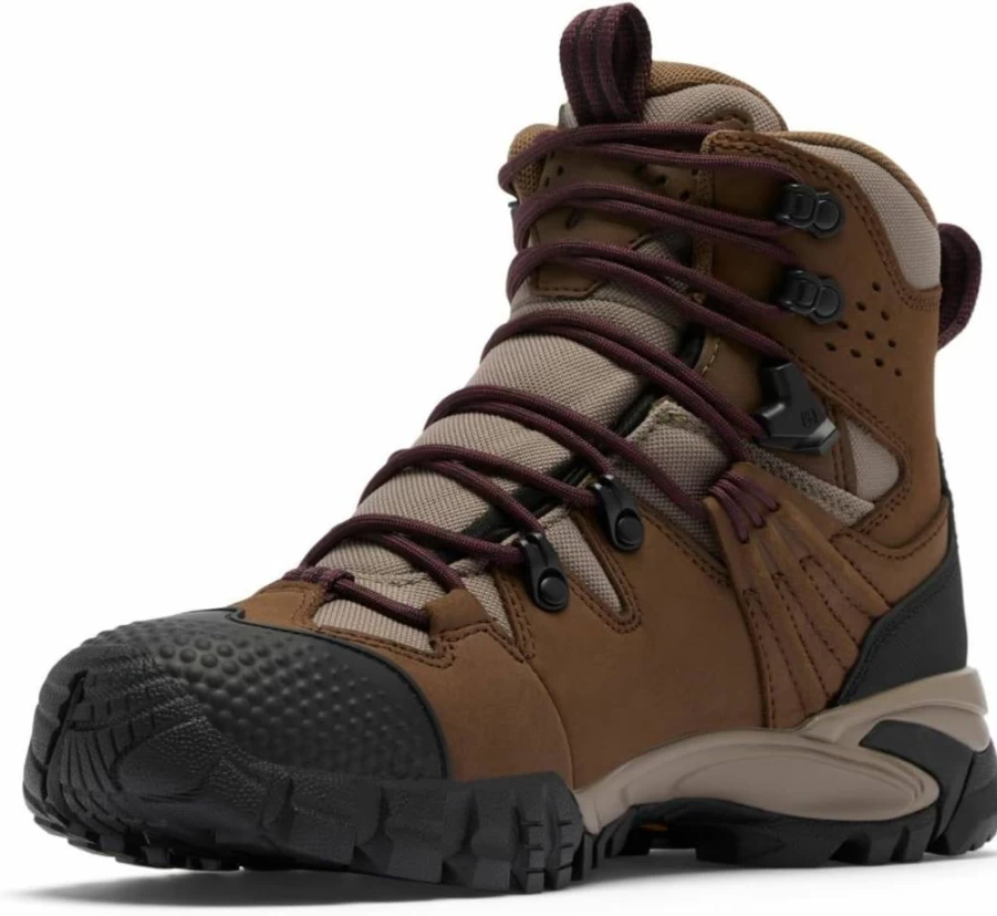 Columbia Women's Geoterra OutDry Leather Waterproof Hiking Boots for Outdoor Trekking
