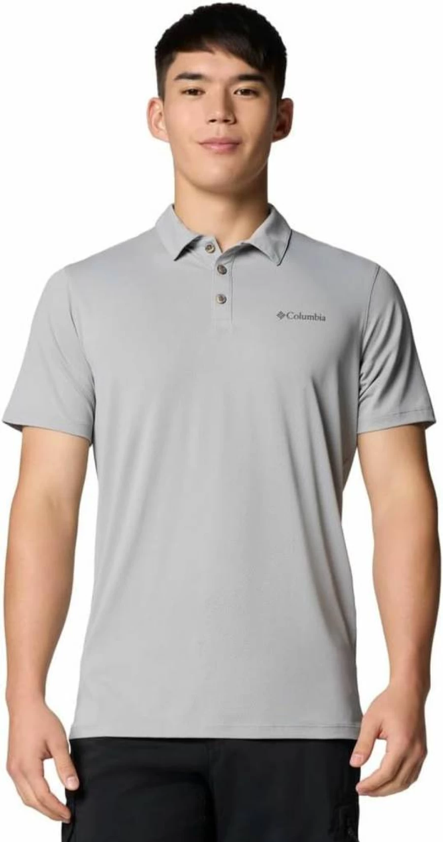 Columbia Men's Tech Trail Utility Polo Shirt - Moisture-Wicking, Quick-Dry Hiking & Outdoor Performance Top