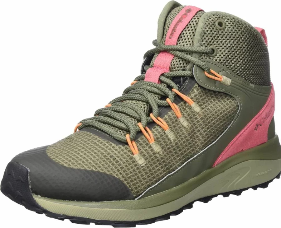 Columbia Women's Trailstorm Mid Waterproof Hiking Boots - Lightweight Trail Shoes for Outdoor Adventures