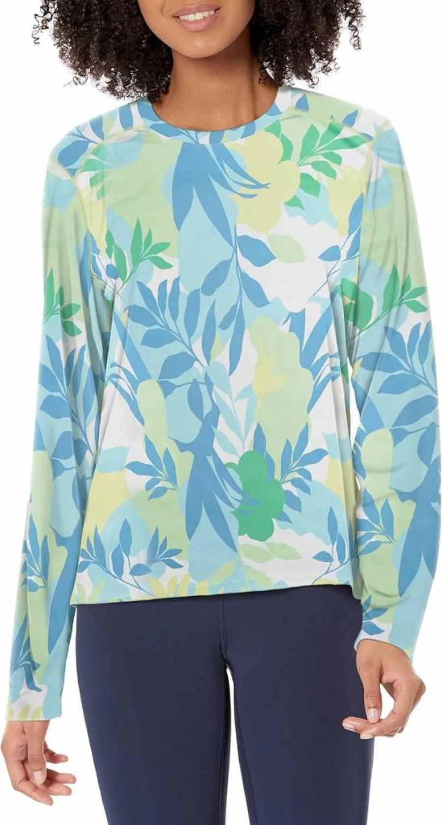 Columbia Women's Long Sleeve Printed T-Shirt - SummerDry Moisture Wicking Quick Dry Tee