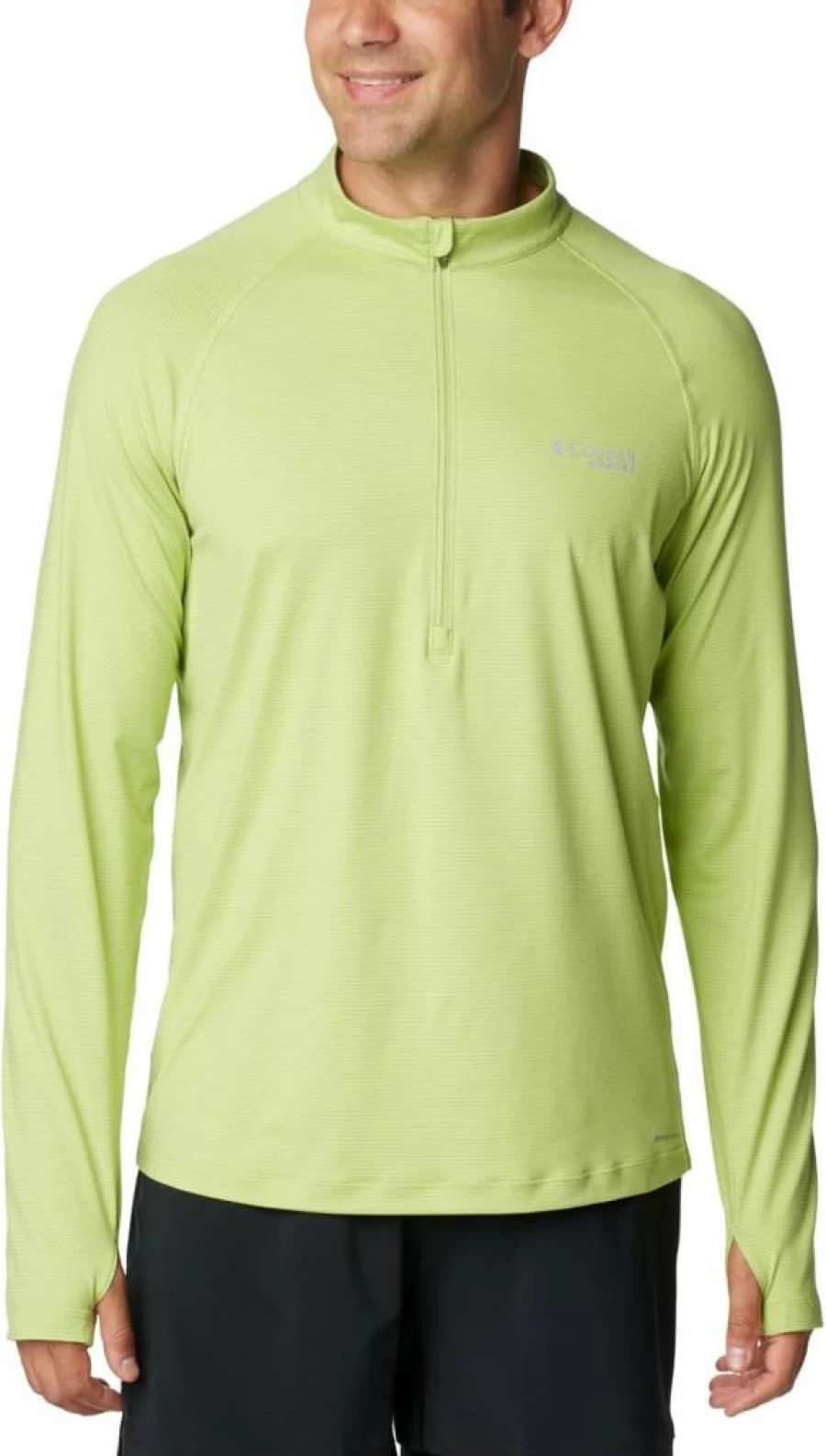 Columbia Men's Endless Trail Half-Zip Mesh Long Sleeve Shirt - Lightweight Hiking & Outdoor Performance Top