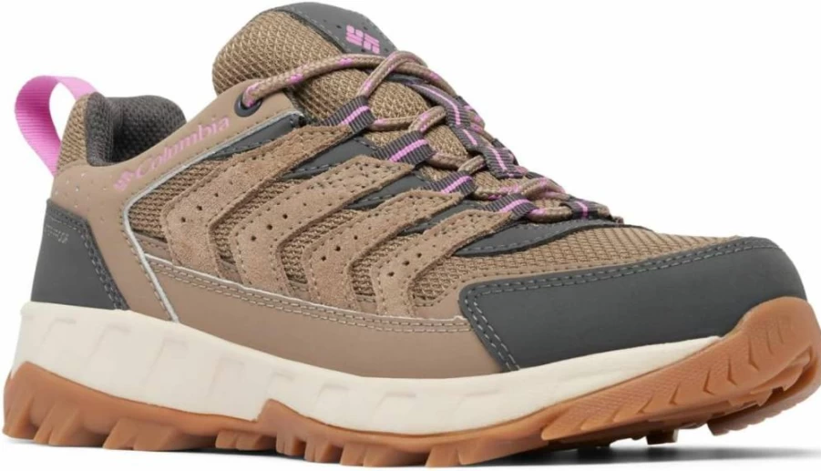 Columbia Women's Strata Trail Low Waterproof Hiking Shoes - Lightweight Outdoor Trekking Footwear for Women