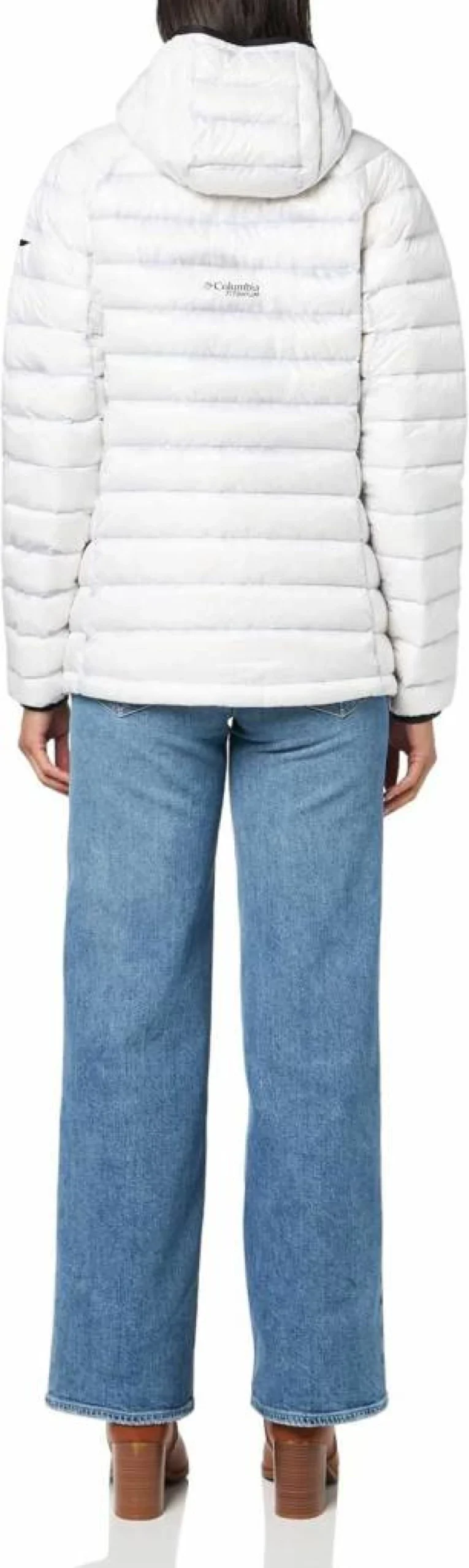 Columbia Women's Arctic Crest Down Hooded Jacket - Lightweight Winter Coat with Water-Resistant Shell & Thermal Insulation