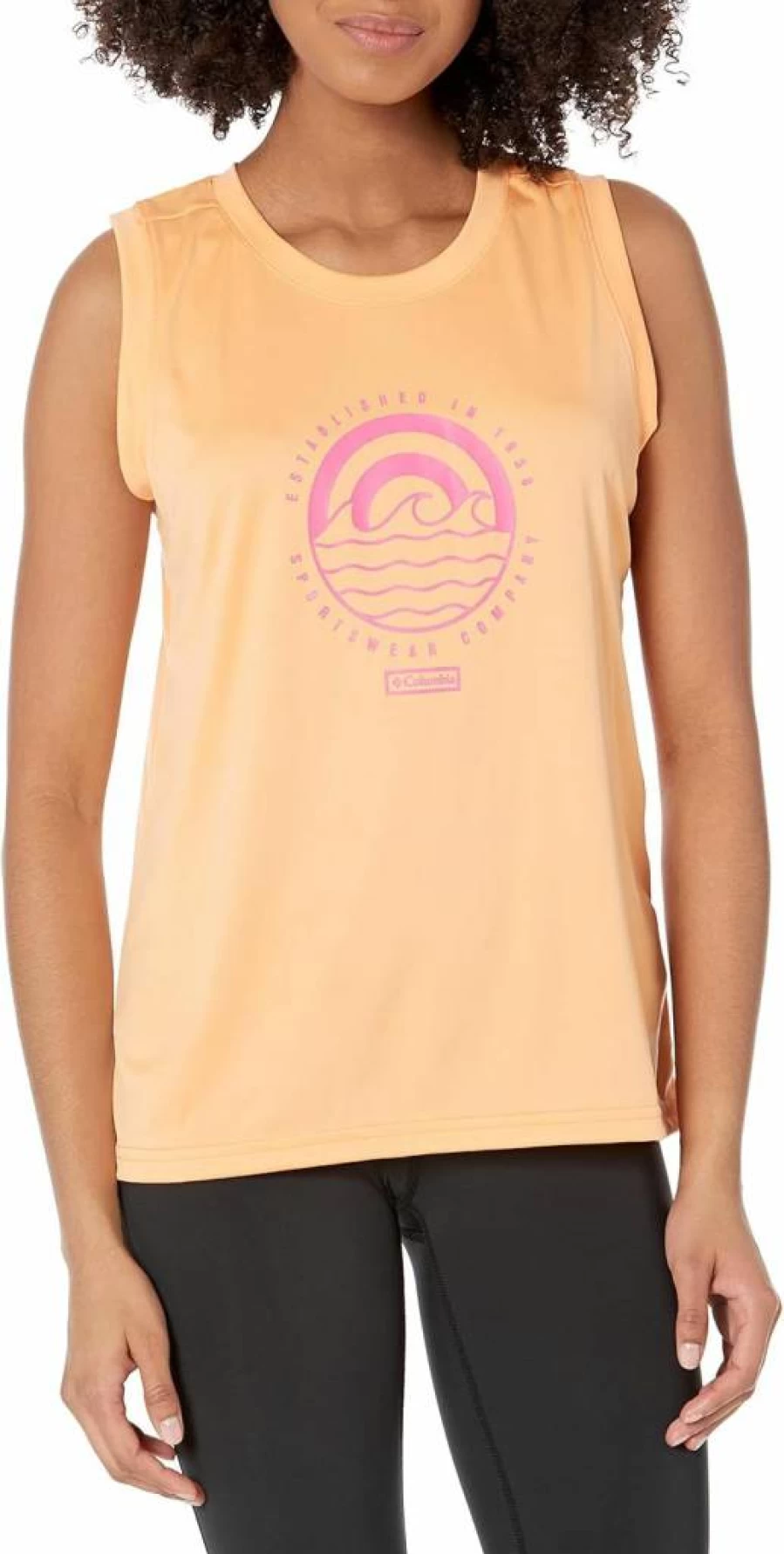Columbia Women's Fork Stream Graphic Tank Top - Lightweight Quick-Dry Activewear