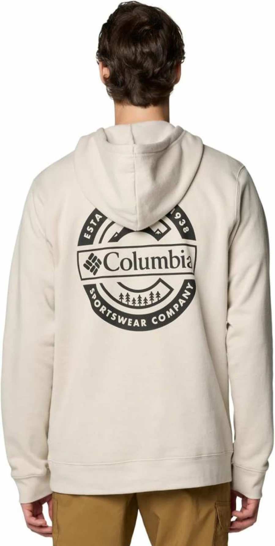 Columbia Men's Trek Graphic Hoodie - Lightweight Fleece Pullover with Stylish Print