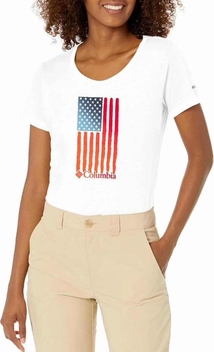 Columbia Women's Daisy Days Short Sleeve Graphic T-Shirt - Casual Comfort Fit Tee