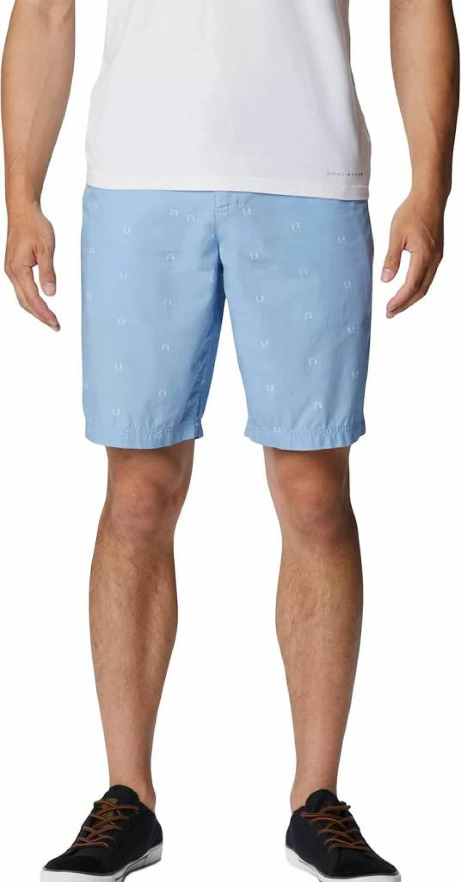 Columbia Men's Vintage Washed Print Shorts - Comfortable Casual Outdoor Shorts for Men