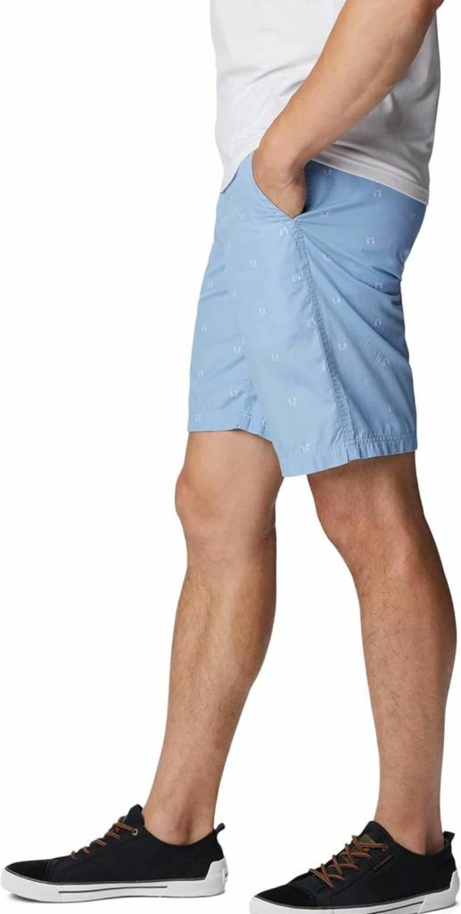 Columbia Men's Vintage Washed Print Shorts - Comfortable Casual Outdoor Shorts for Men