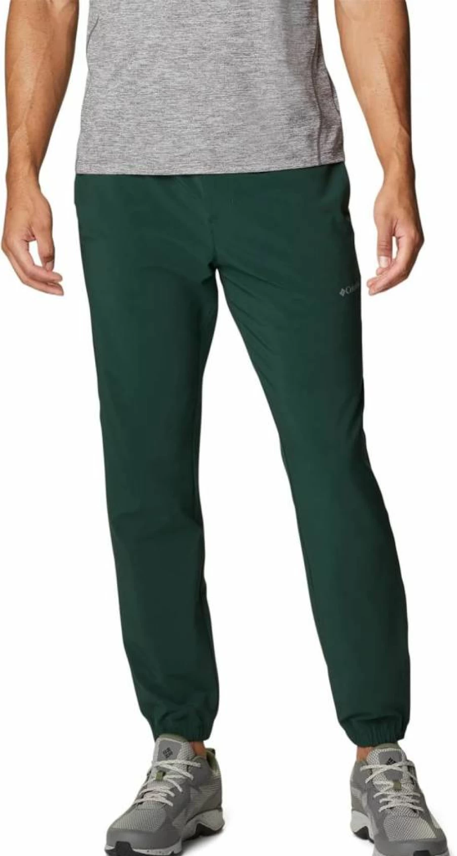 Columbia Men's Waterproof Hiking Jogger Pants - Lightweight Quick-Dry Trail Running Pants