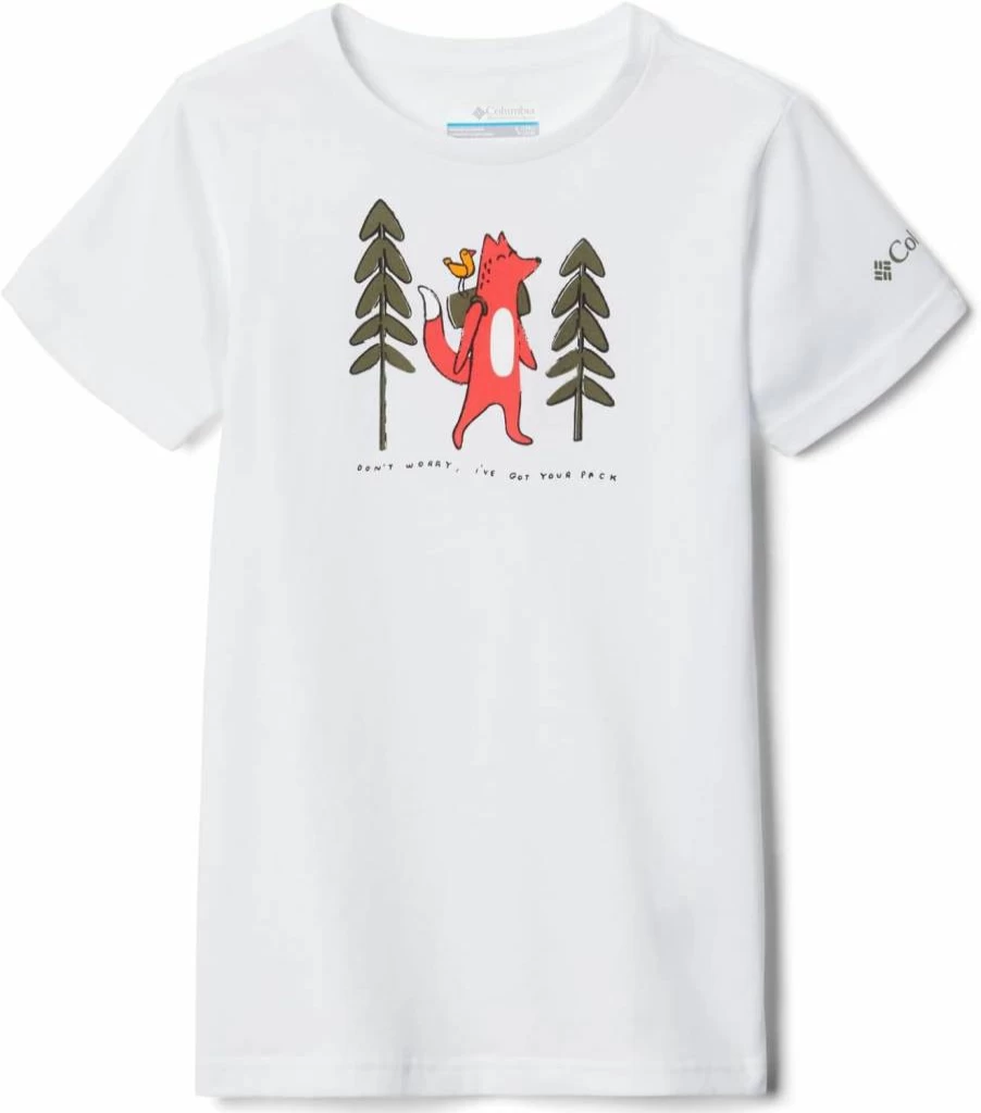 Columbia Girls' Mission Lake Short Sleeve Graphic Tee - Casual Kids' T-Shirt with Fun Print