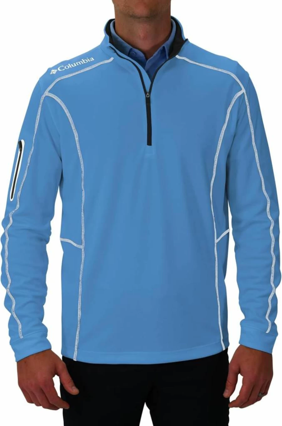 Columbia Men's Omni-Wick 1/4 Zip Pullover - Breathable Long Sleeve Shirt for Active Outdoor Wear