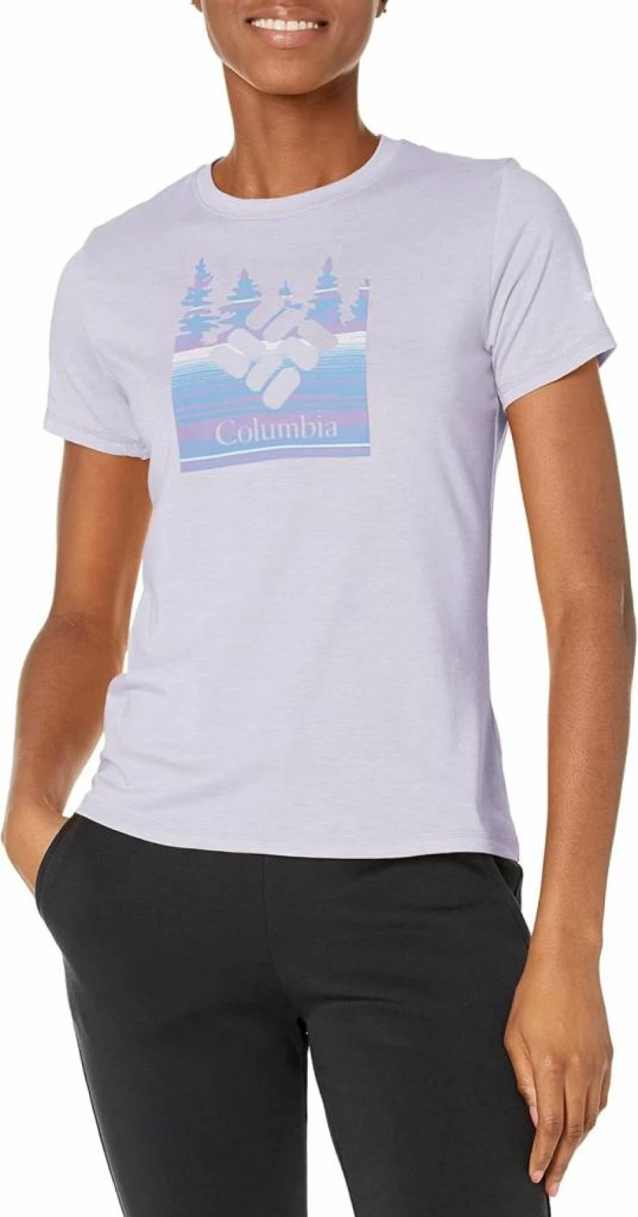 Columbia Women's Sun Trek Short Sleeve Graphic T-Shirt - Lightweight & Stylish Outdoor Tee