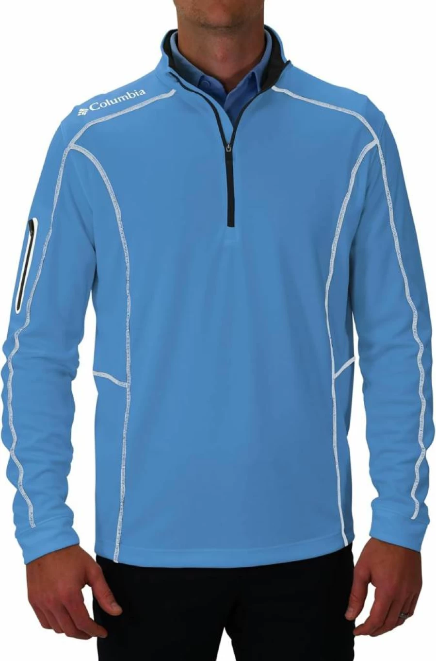 Columbia Men's Omni-Wick 1/4 Zip Pullover - Breathable Long Sleeve Shirt for Active Outdoor Wear